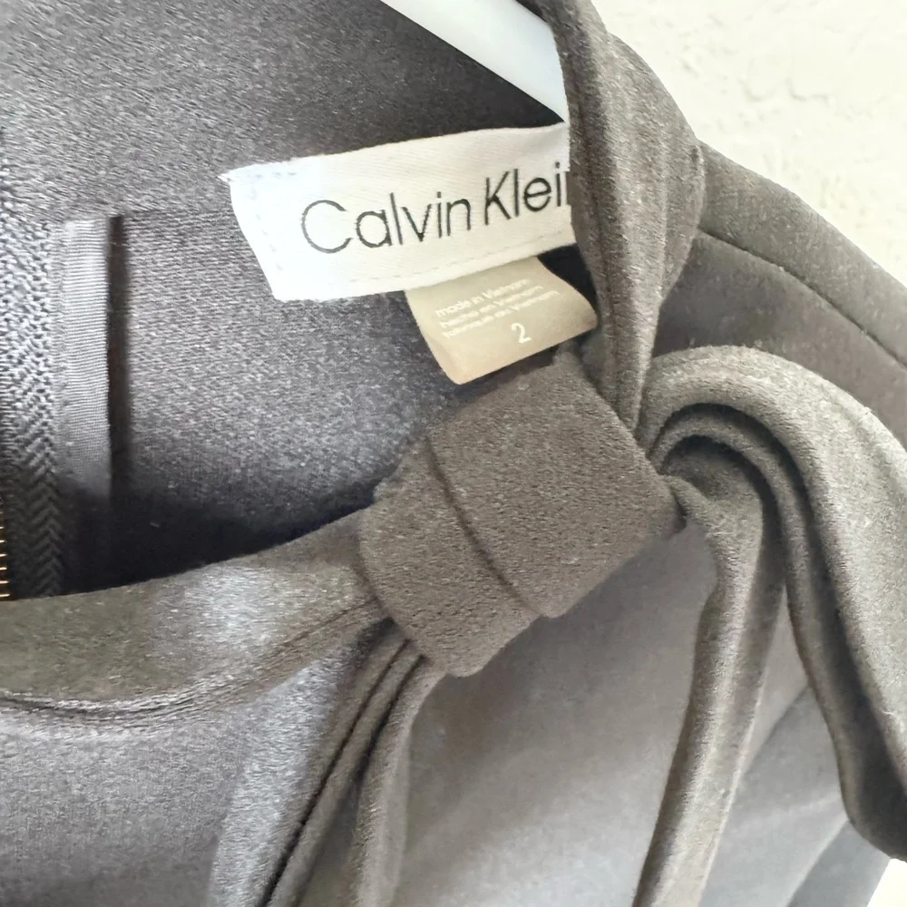 Calvin Klein Bow Tie Midi Dress - Picture 5 of 8